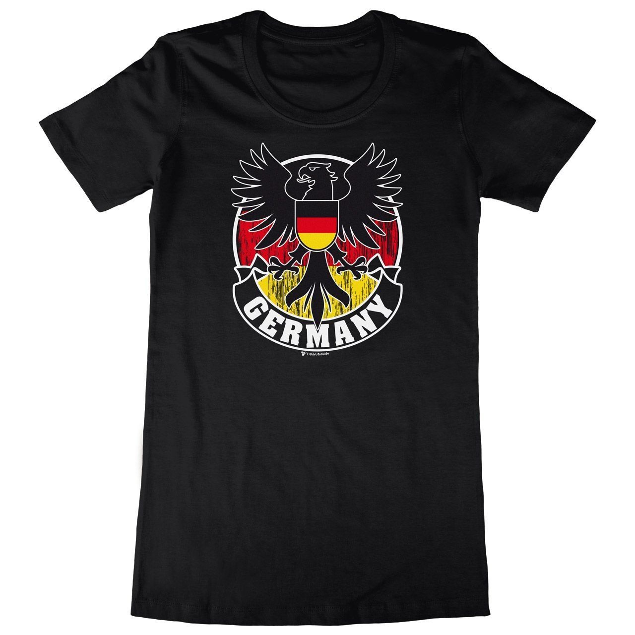 Germany Adler Woman Long Shirt schwarz Extra Large