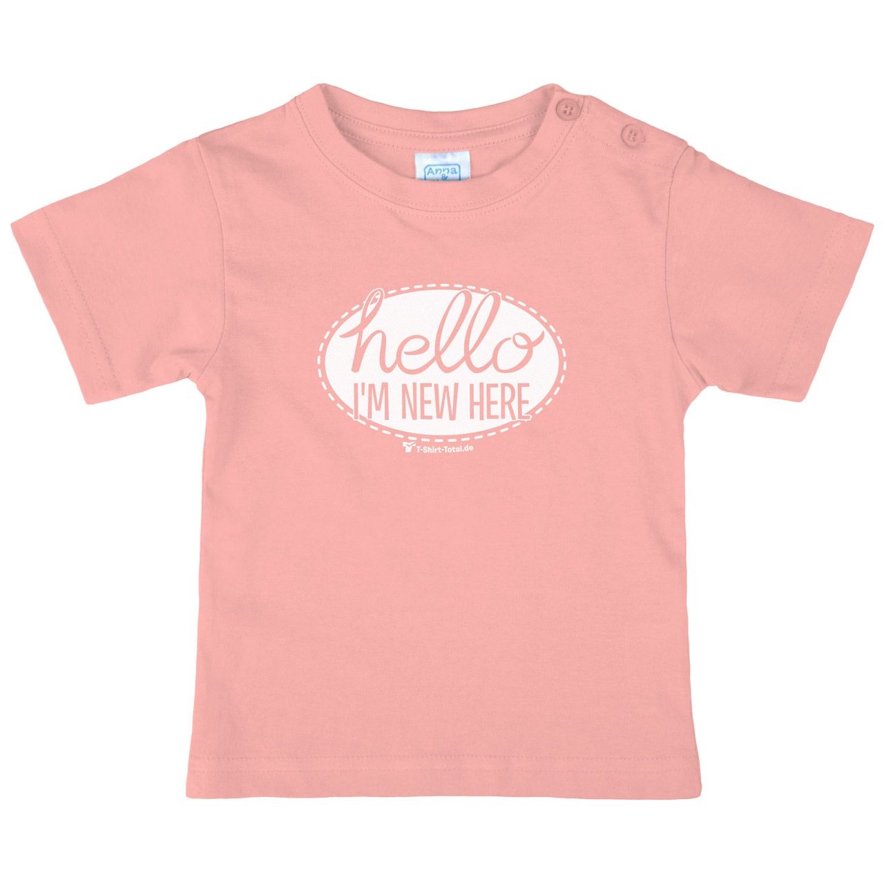 Im new here Kinder T-Shirt rosa 80 / 86