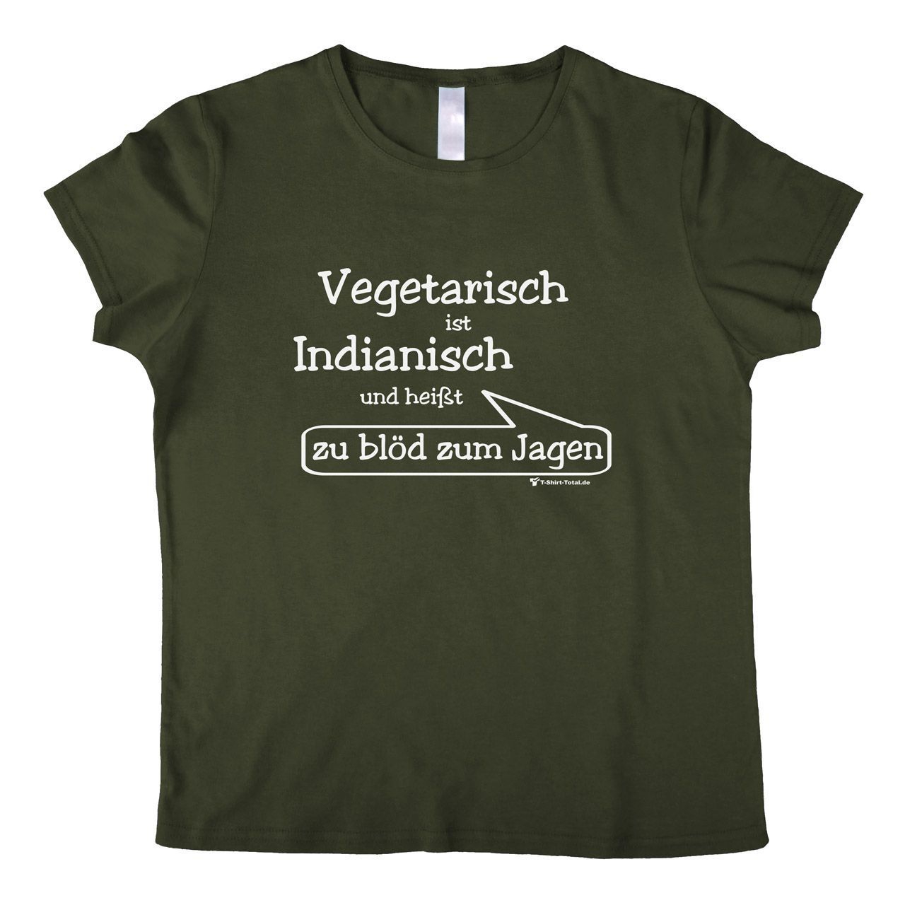 Vegetarisch Woman T-Shirt khaki Extra Large
