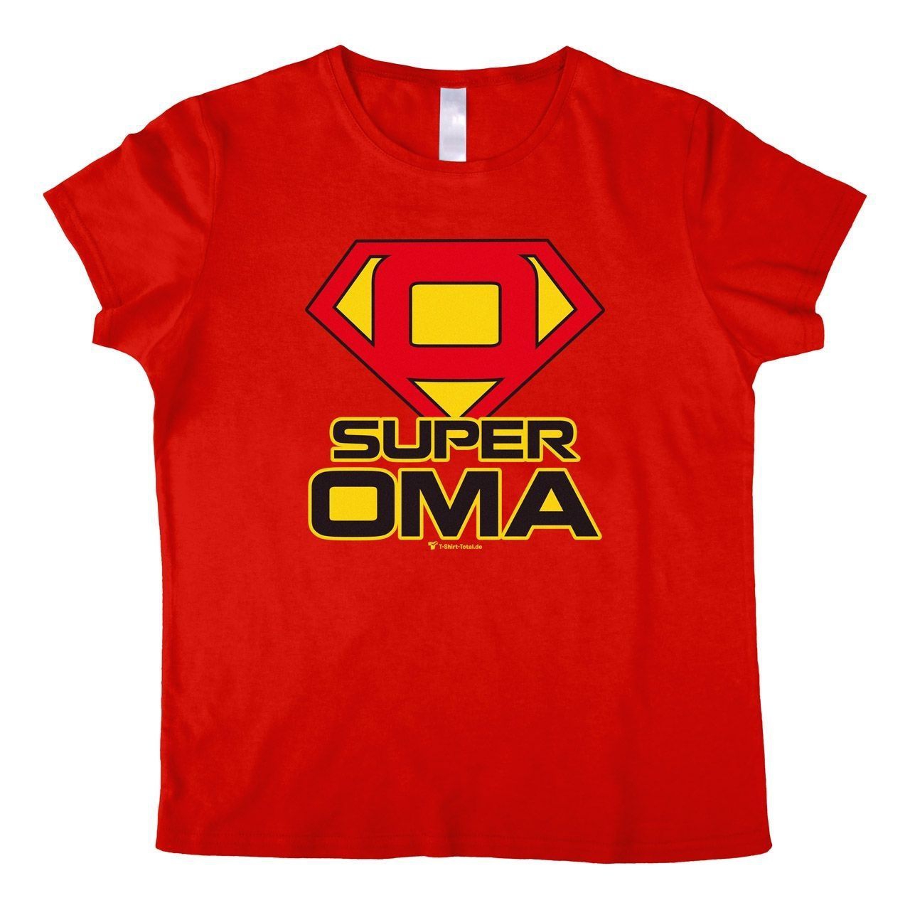 Super Oma Woman T-Shirt rot Extra Large