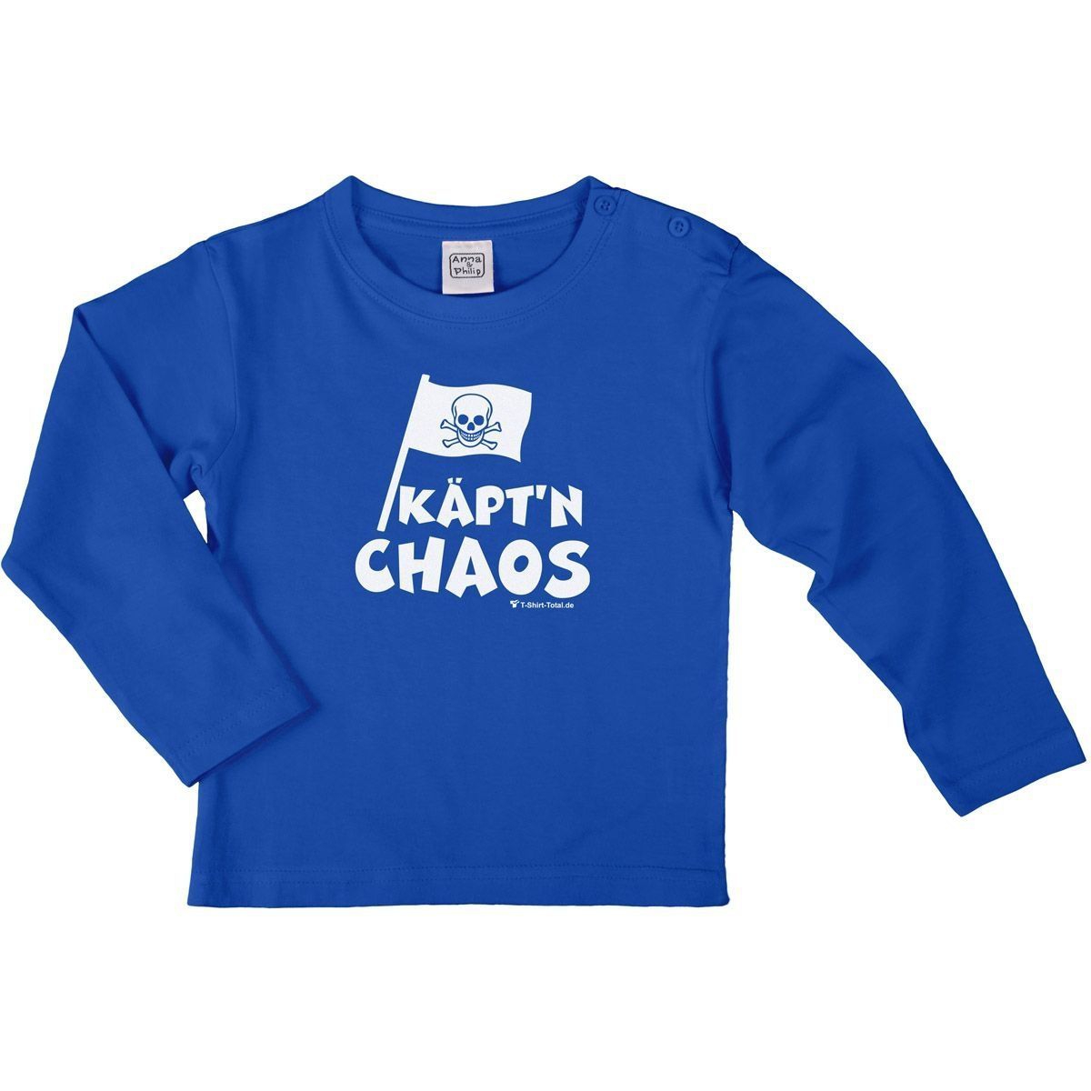 Käptn Chaos Kinder Langarm Shirt royal 134 / 140