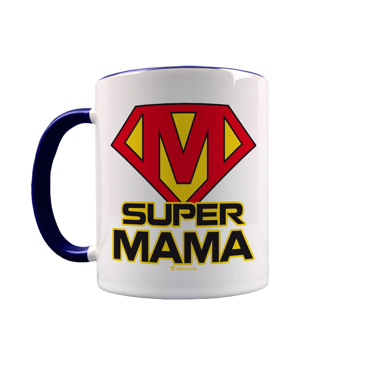 Super Mama Tasse schwarz / weiß
