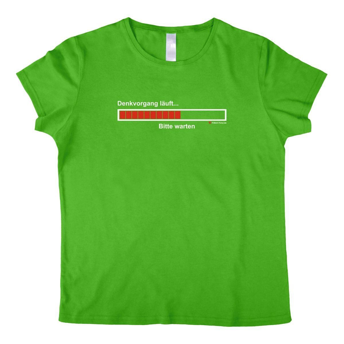 Denkvorgang Woman T-Shirt grün Extra Large