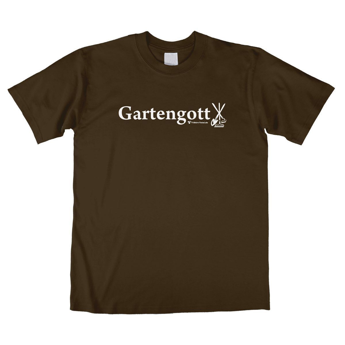 Gartengott Unisex T-Shirt braun Extra Large