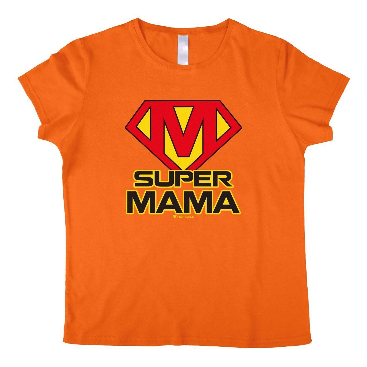 Super Mama Woman T-Shirt orange 2-Extra Large