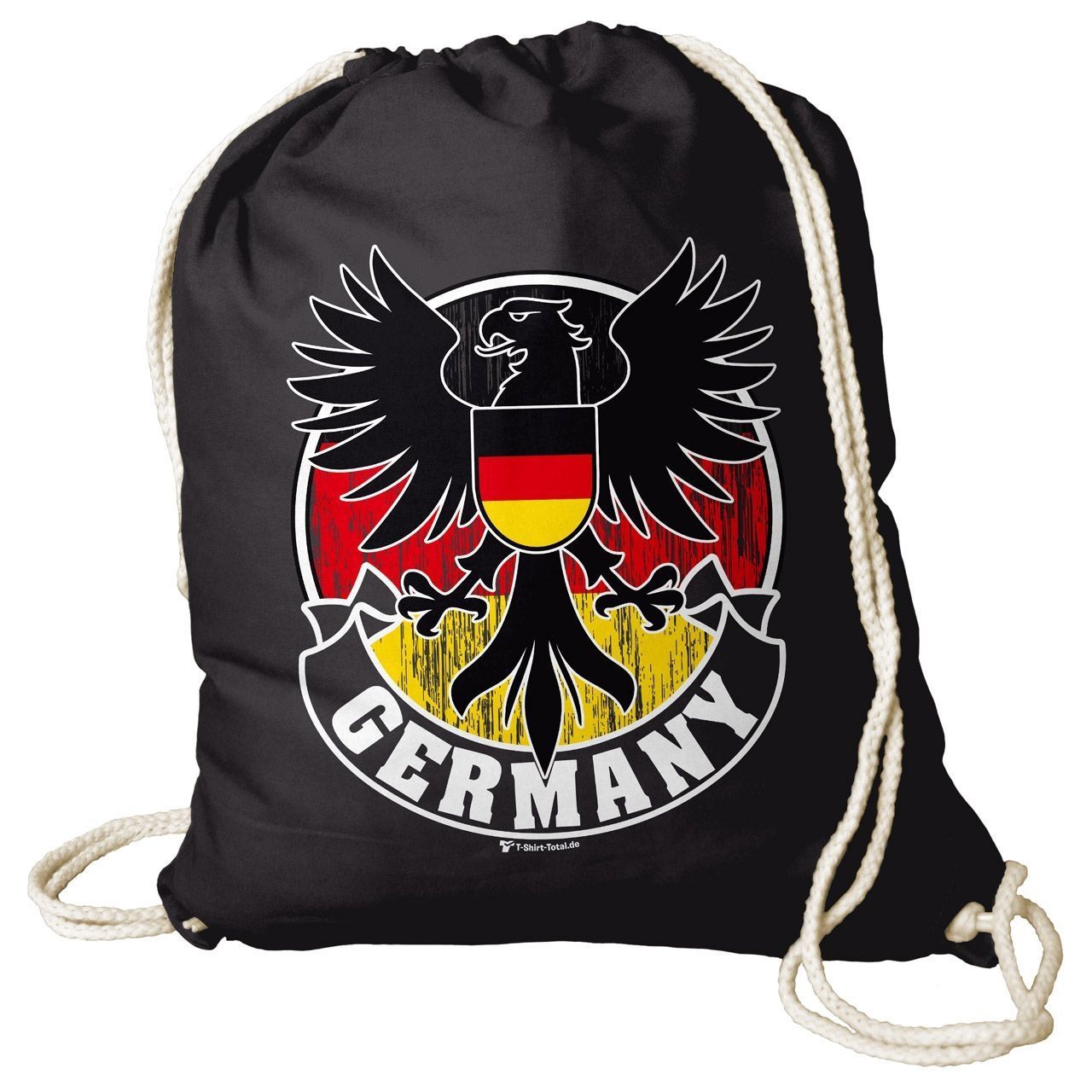Germany Adler Rucksack Beutel schwarz