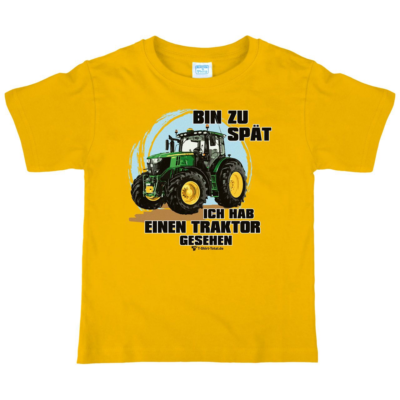 Hab einen Traktor Kinder T-Shirt gelb 110 / 116