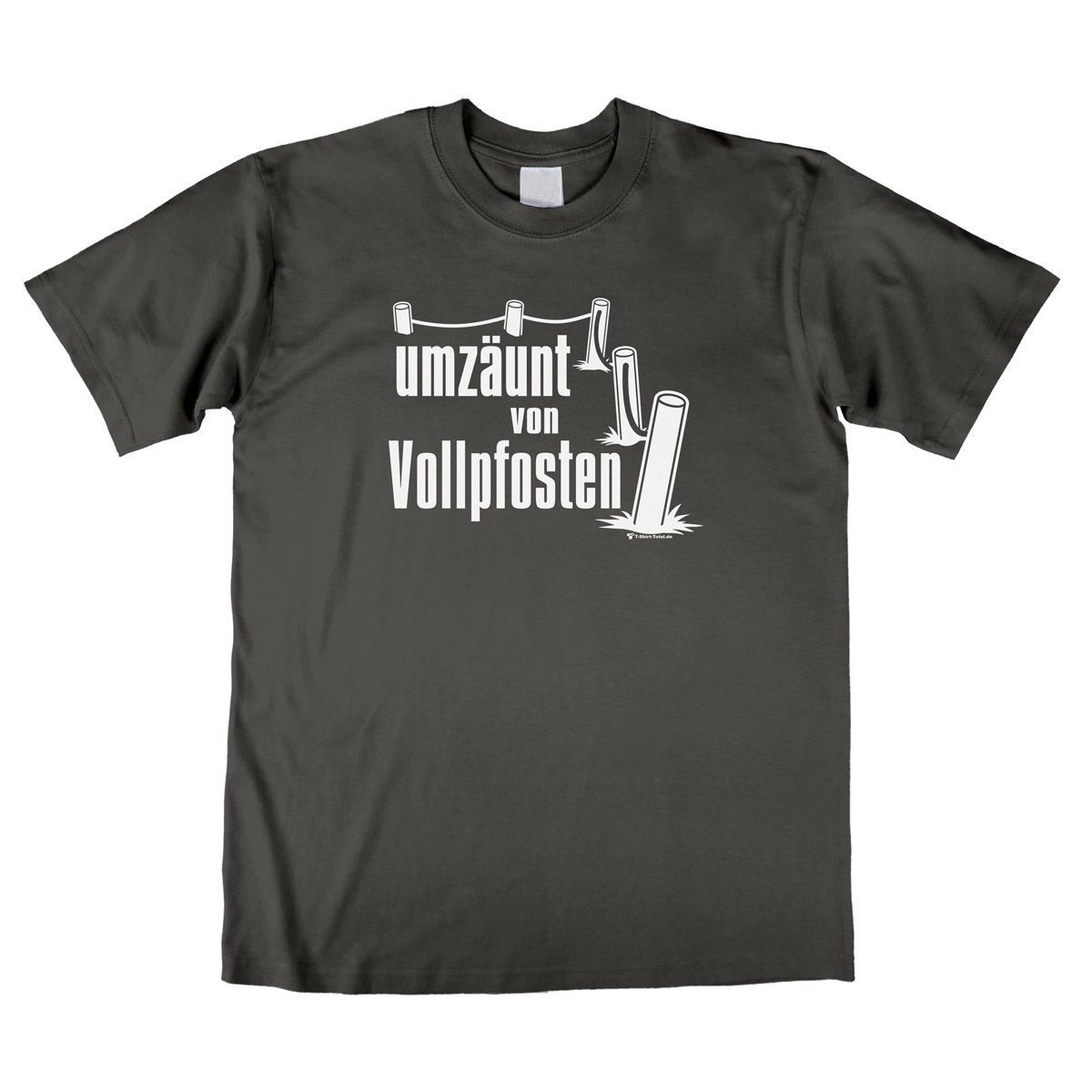 Vollpfosten Unisex T-Shirt grau Large
