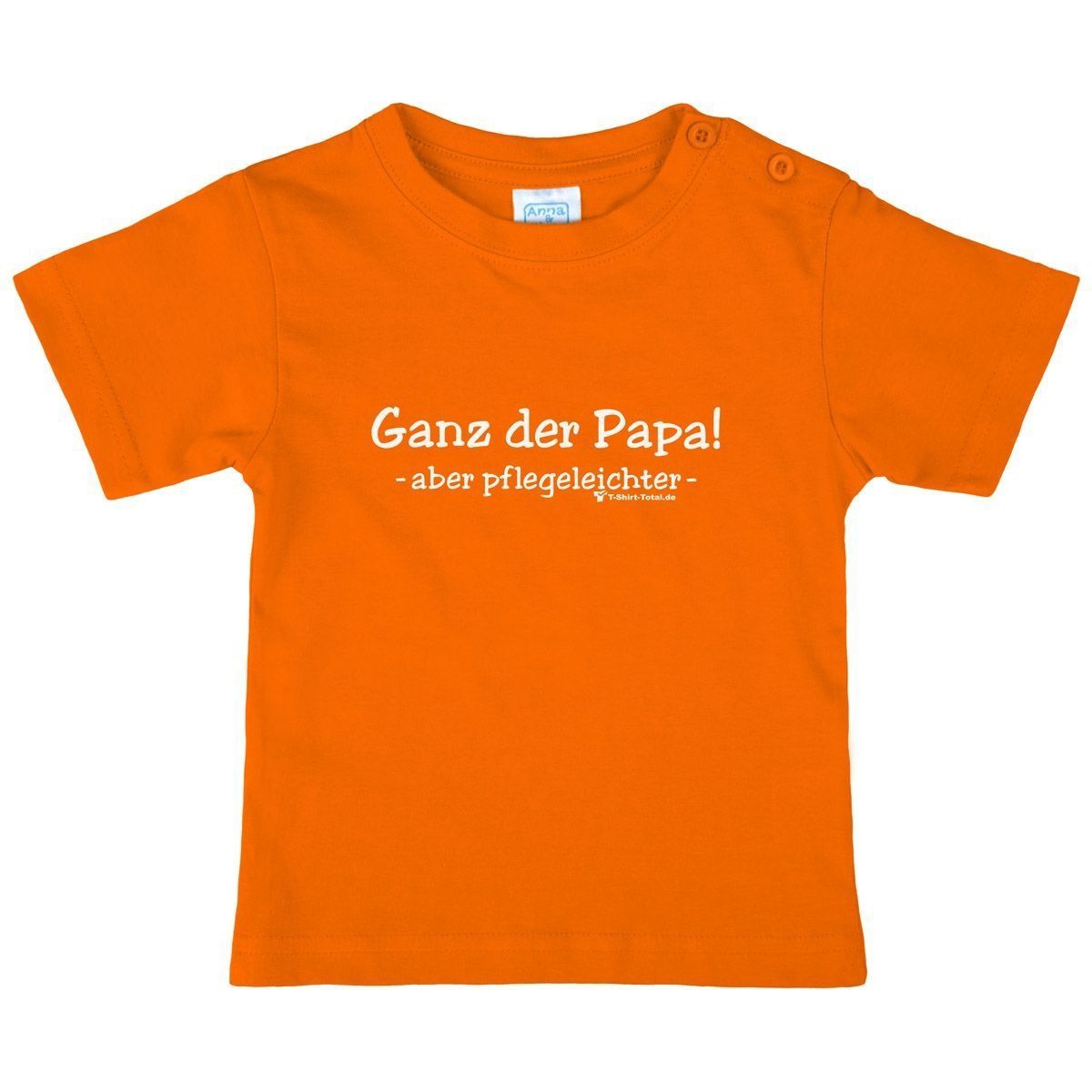 Ganz der Papa Kinder T-Shirt orange 56 / 62