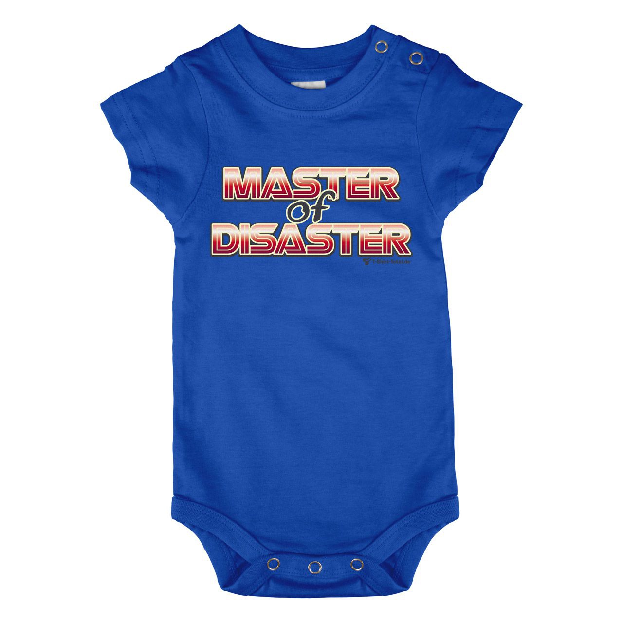 Master of Disaster Baby Body Kurzarm royal 80 / 86