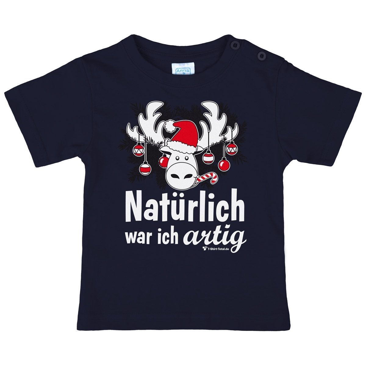 Natürlich artig Kinder T-Shirt navy 104