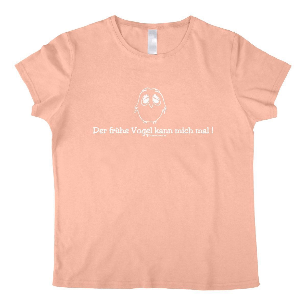 Der frühe Vogel Woman T-Shirt rosa Extra Large