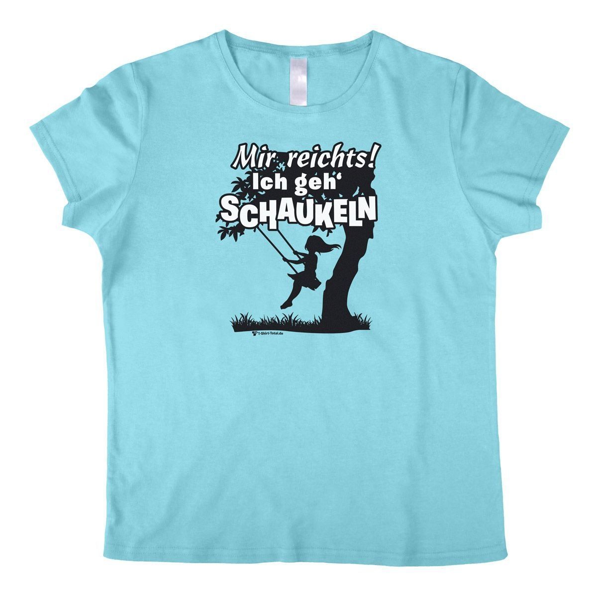 Schaukeln Woman T-Shirt hellblau Medium