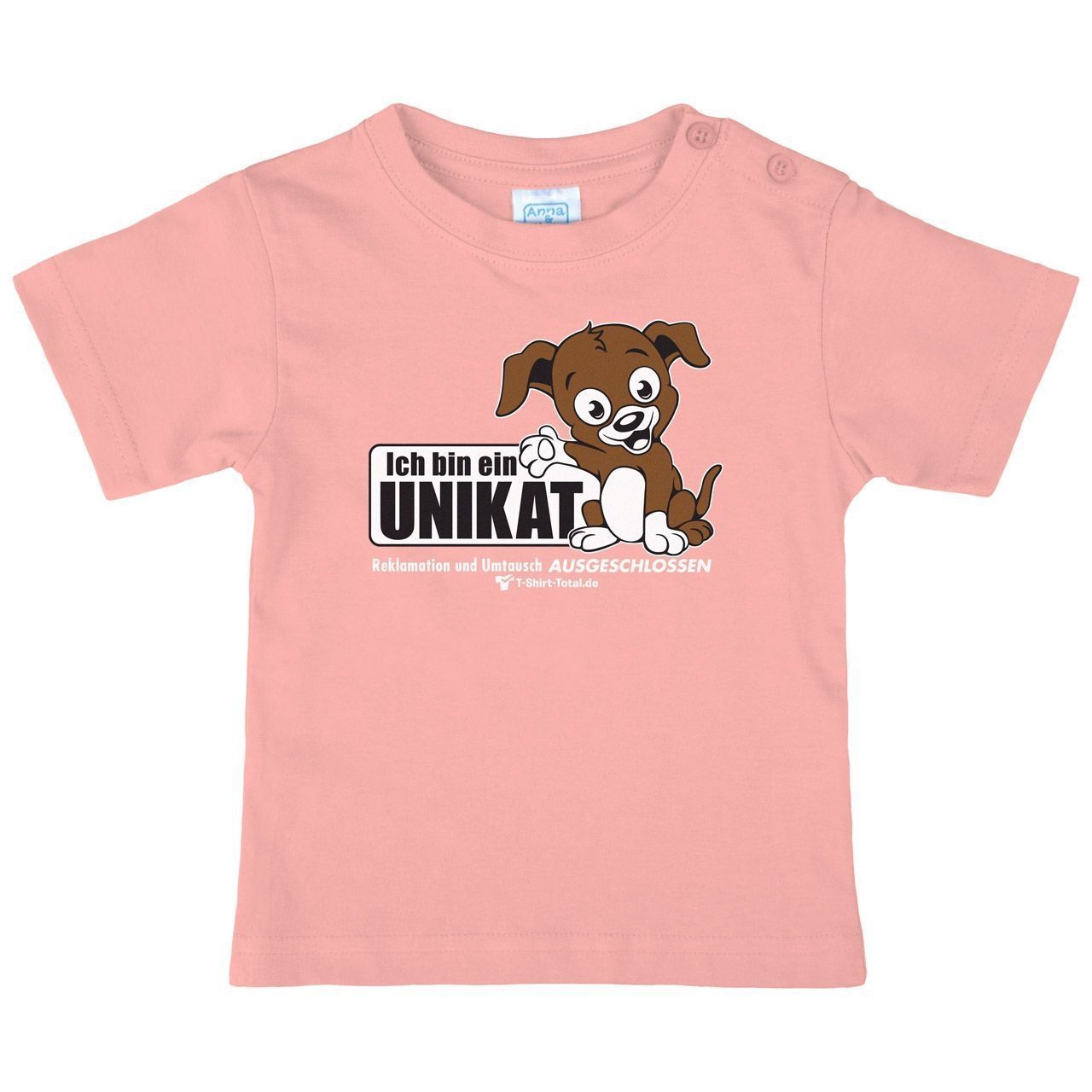 Unikat Kinder T-Shirt rosa 56 / 62