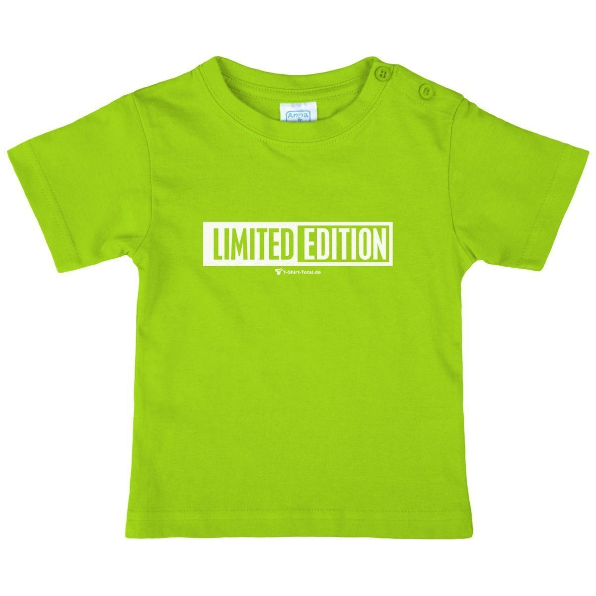 Limited Edition Kinder T-Shirt hellgrün 80 / 86