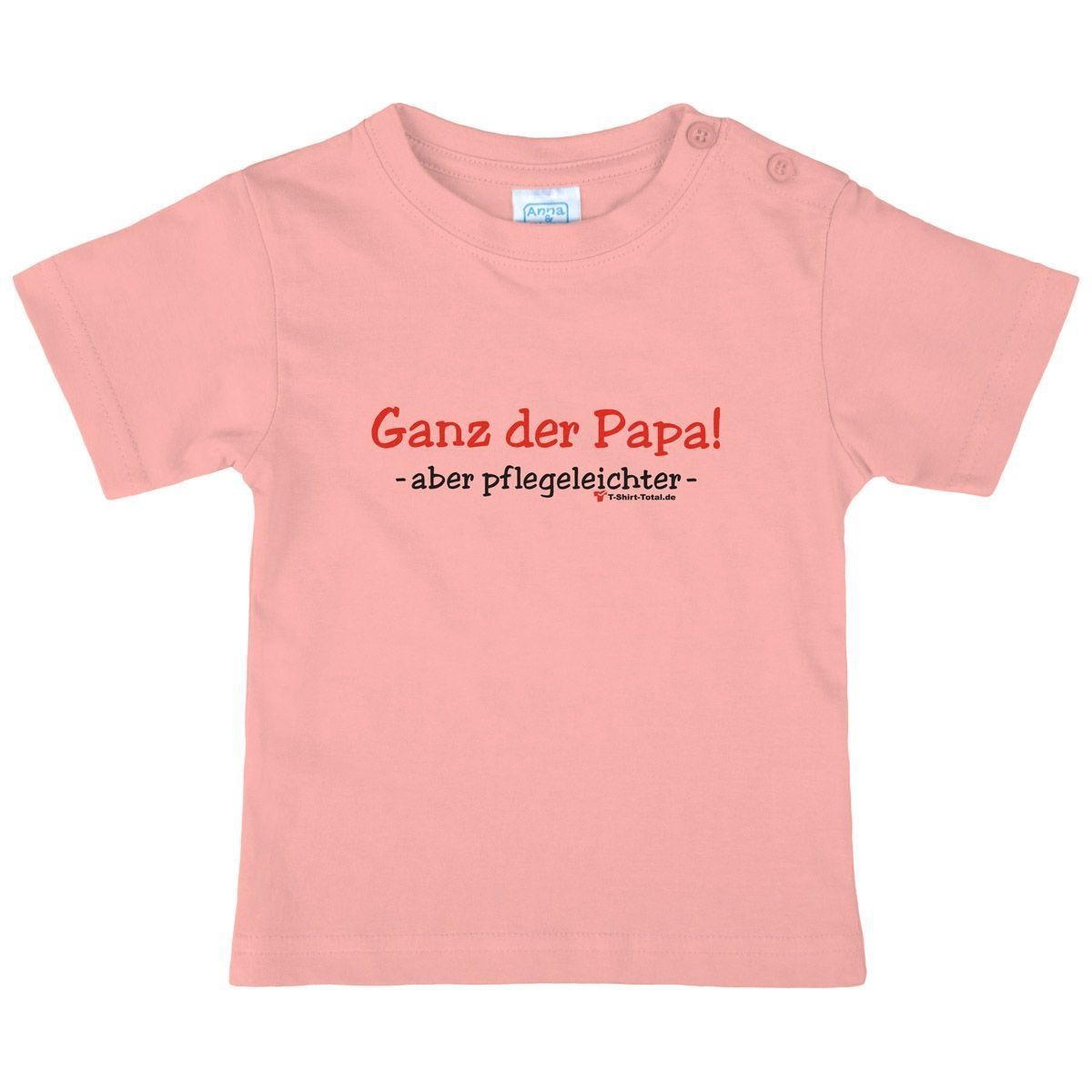 Ganz der Papa Kinder T-Shirt rosa 56 / 62