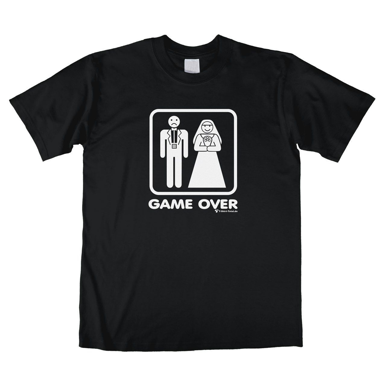 Game Over Unisex T-Shirt schwarz Large