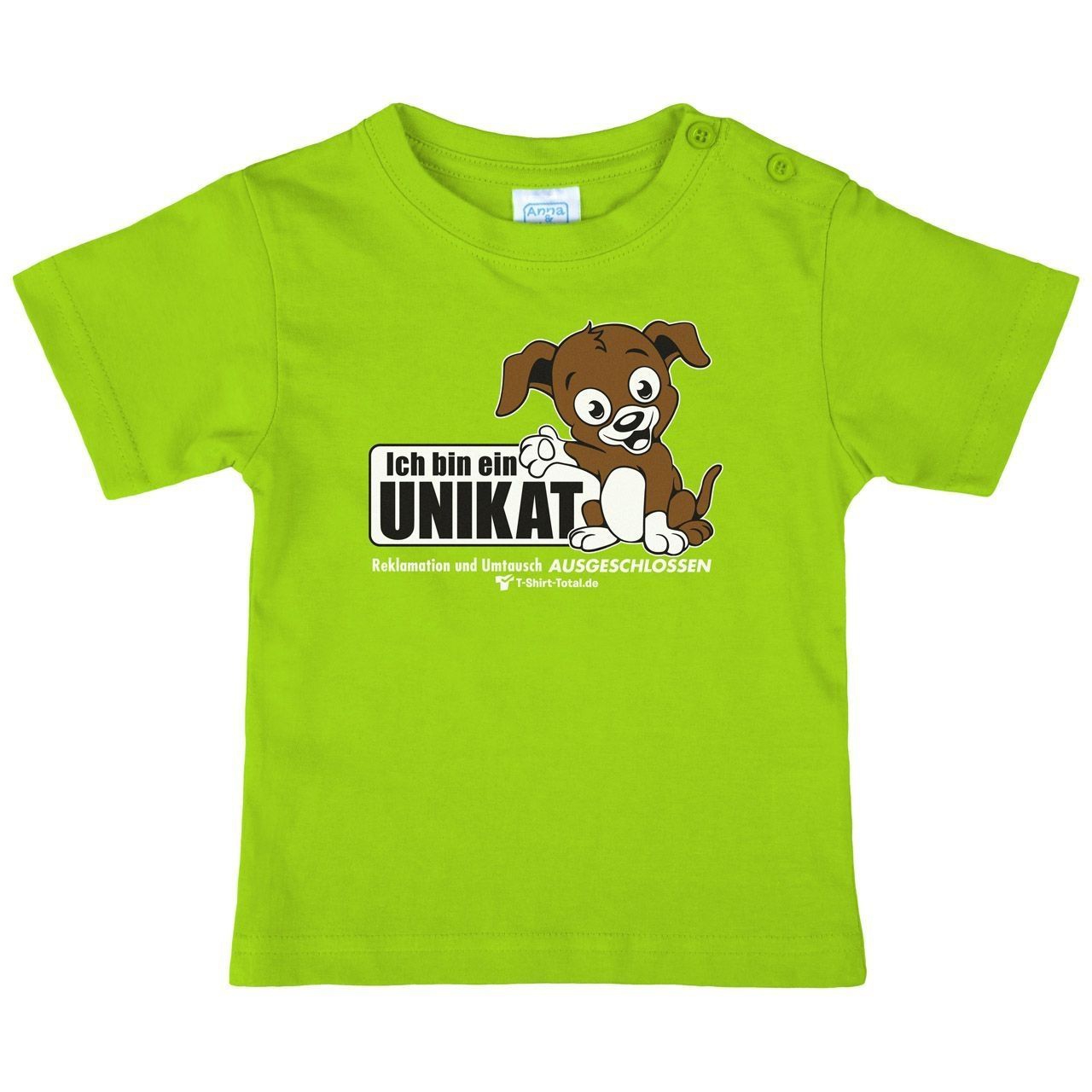 Unikat Kinder T-Shirt hellgrün 98
