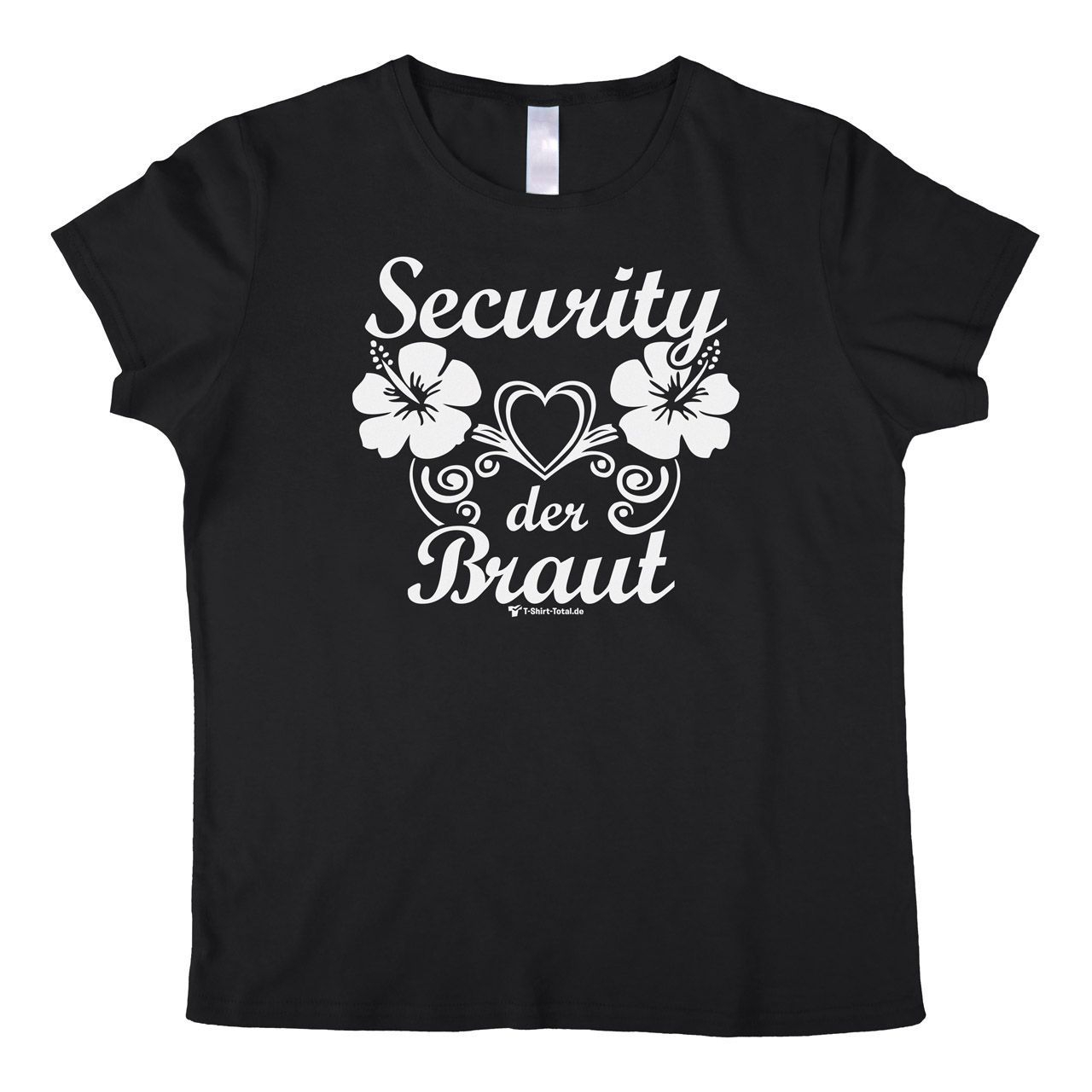 Security der Braut Woman T-Shirt schwarz Small