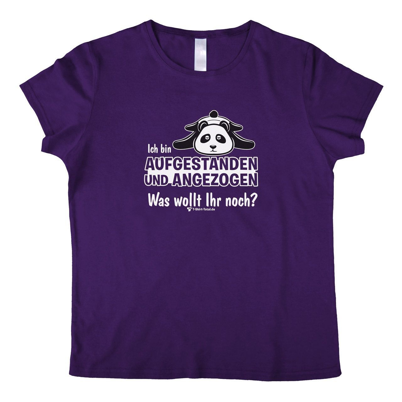Angezogen Woman T-Shirt lila Medium