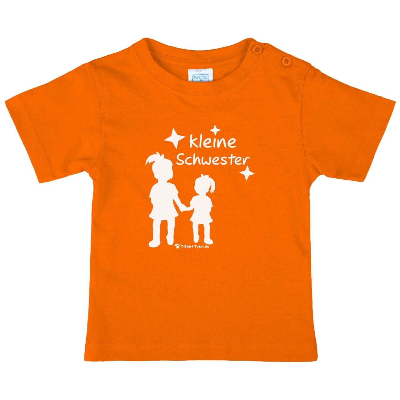 Kleine Schwester MM Kinder T-Shirt orange 68 / 74