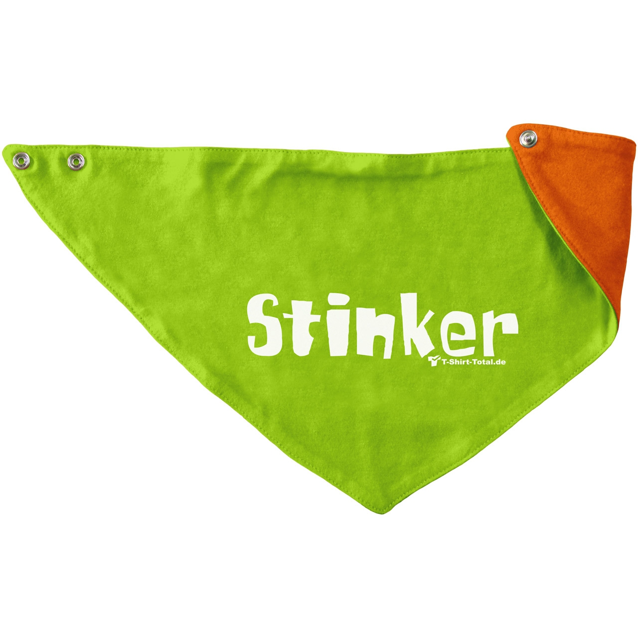 Stinker Dreieckstuch hellgrün/orange