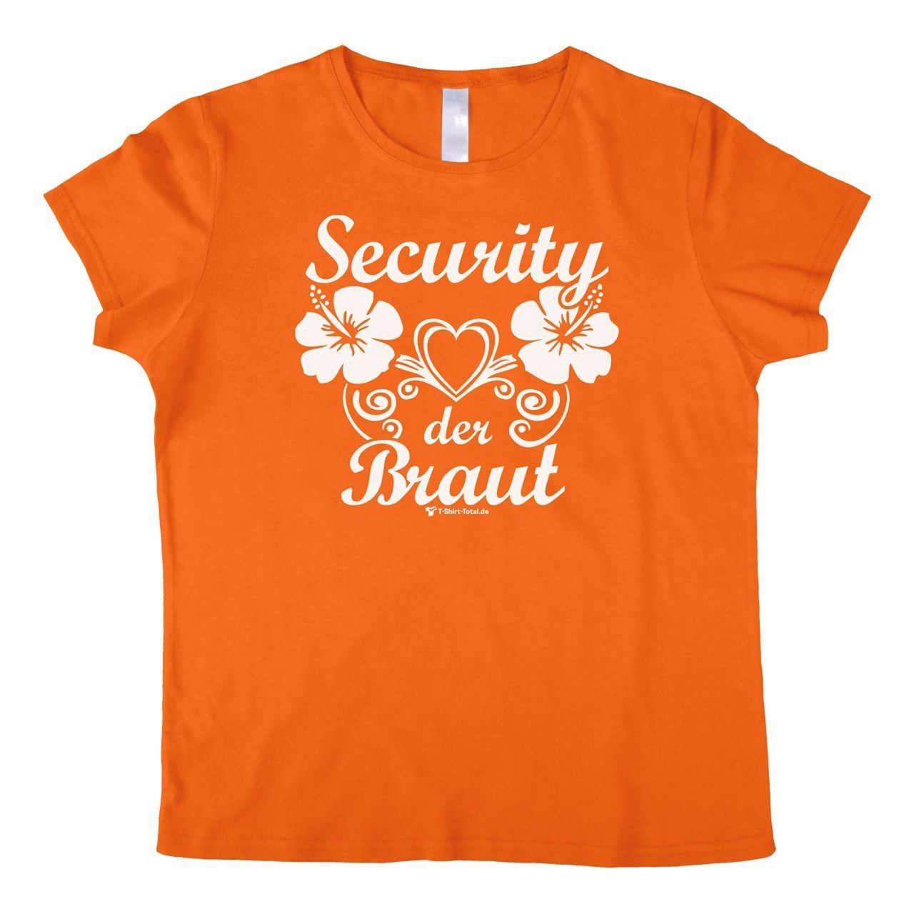 Security der Braut Woman T-Shirt orange Small