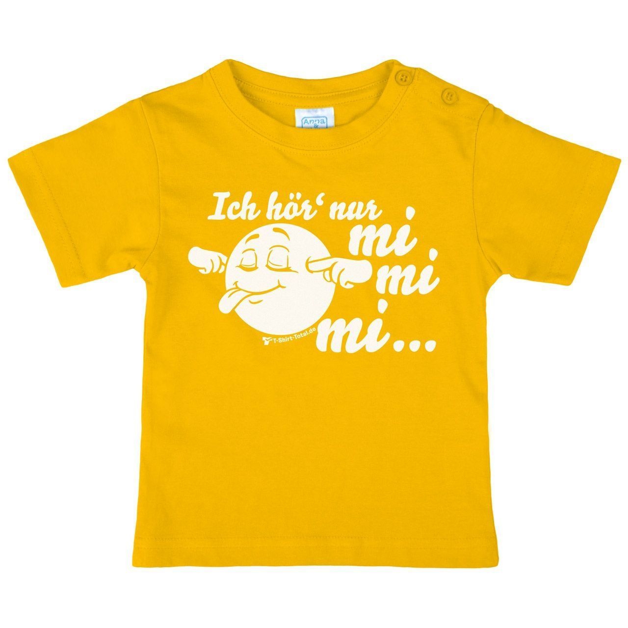 Mi mi mi Kinder T-Shirt gelb 104