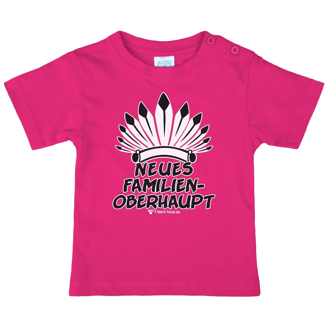 Familienoberhaupt Kinder T-Shirt pink 68 / 74