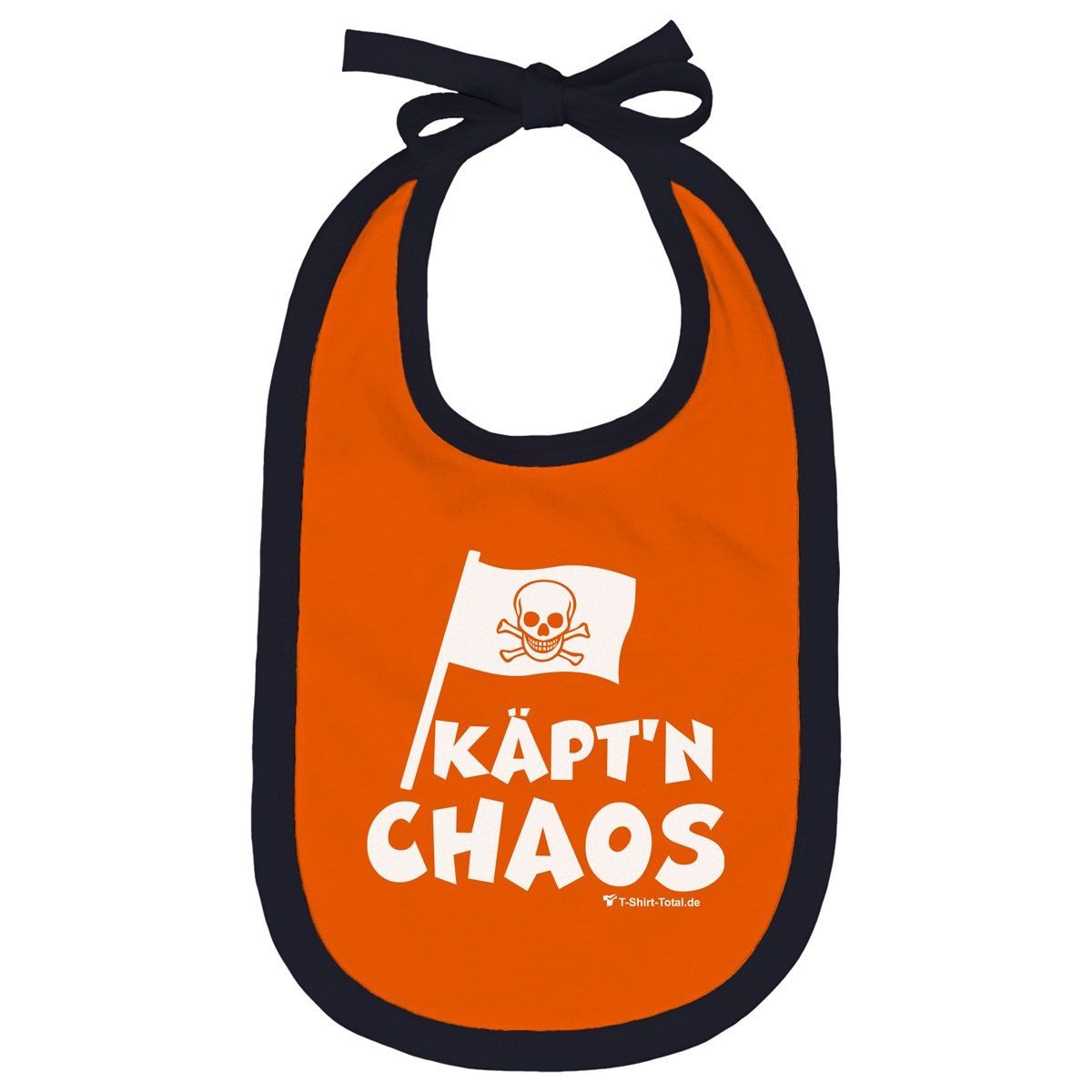 Käptn Chaos Lätzchen orange / navy