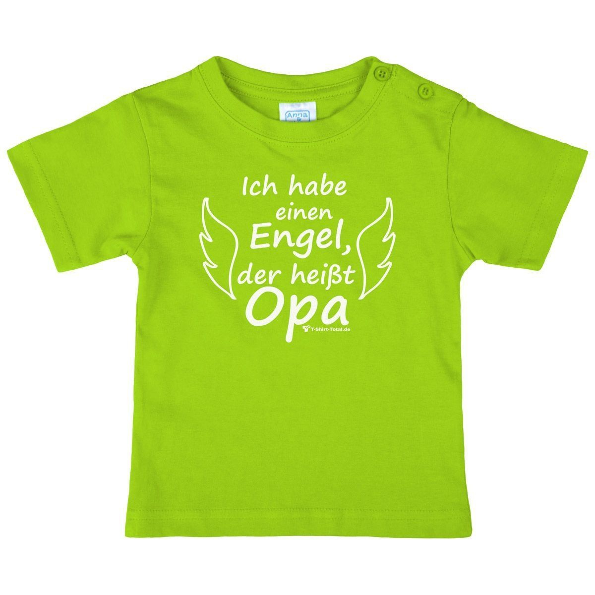Engel Opa Kinder T-Shirt hellgrün 56 / 62