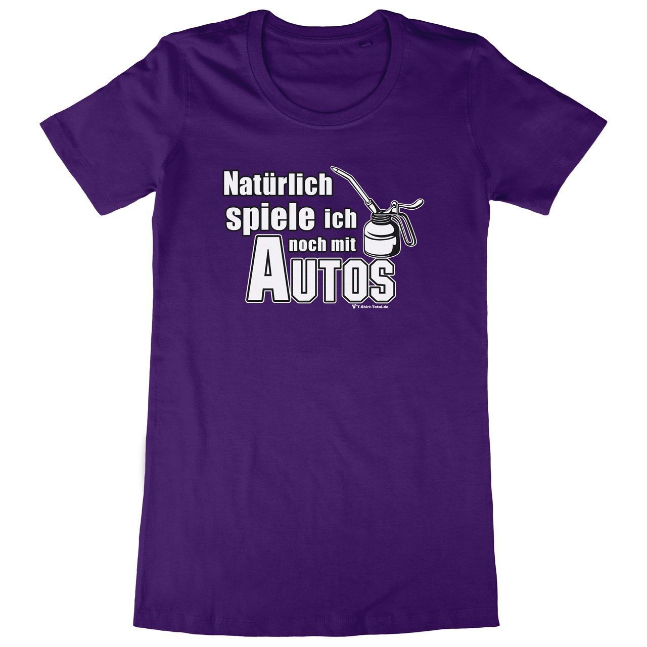 Spiele mit Autos Woman Long Shirt lila Medium