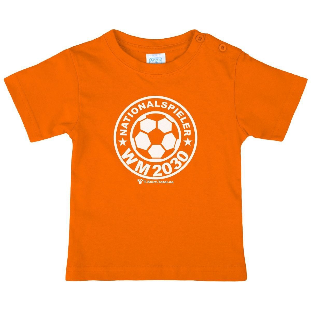 Nationalspieler 2042 Kinder T-Shirt orange 104