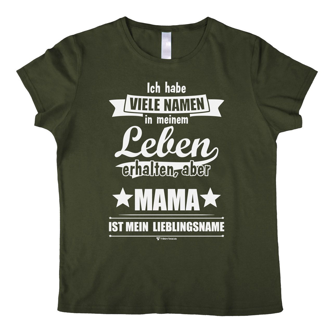 Lieblingsname Mama Woman T-Shirt khaki Medium
