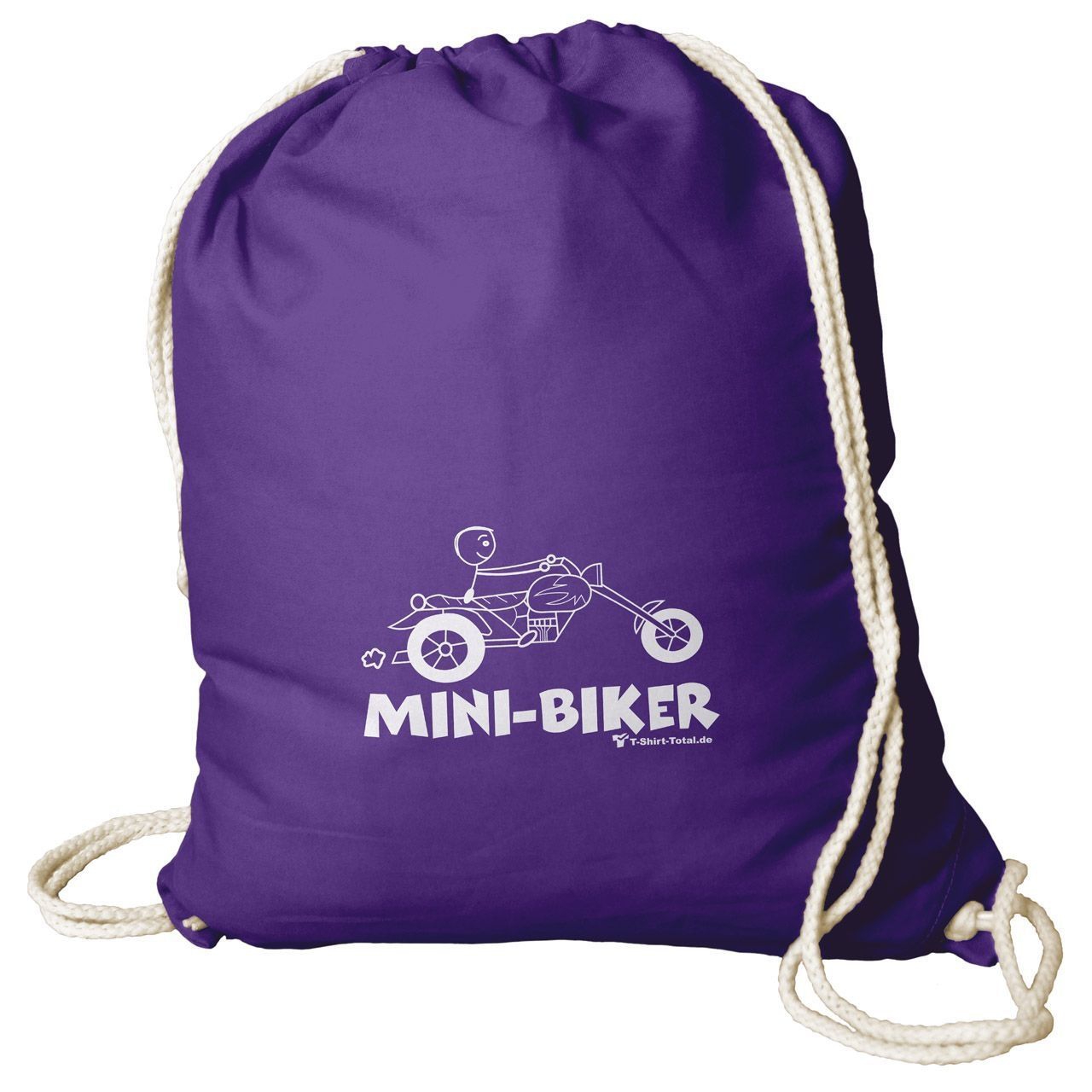 Mini Biker Rucksack Beutel lila