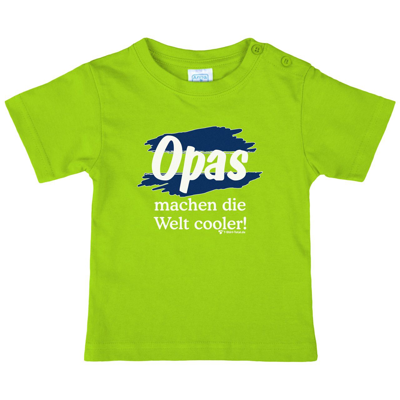 Welt cooler Opa Kinder T-Shirt hellgrün 92