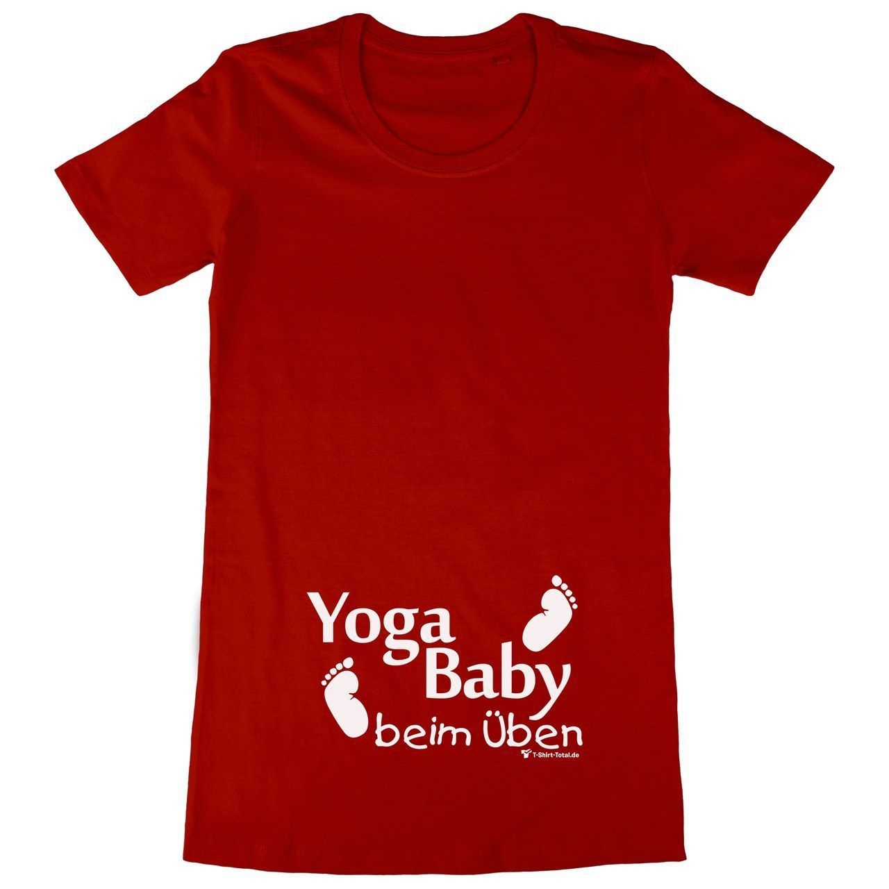 Yoga Baby Woman Long Shirt rot Extra Small