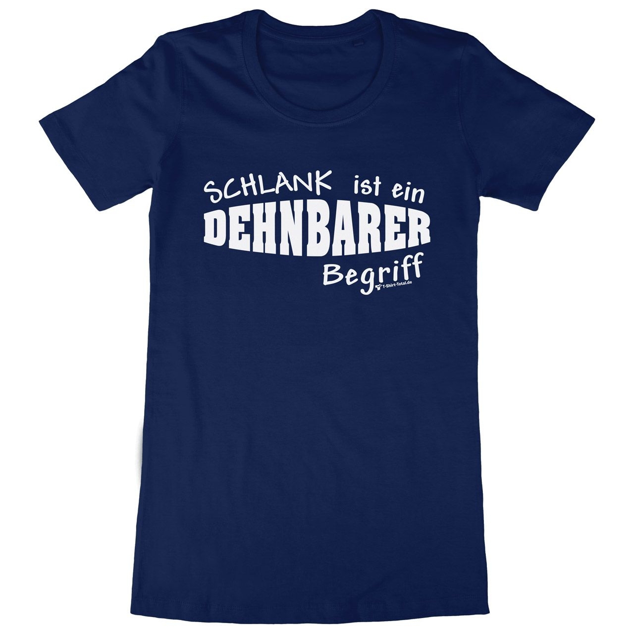 Dehnbar Woman Long Shirt navy Medium