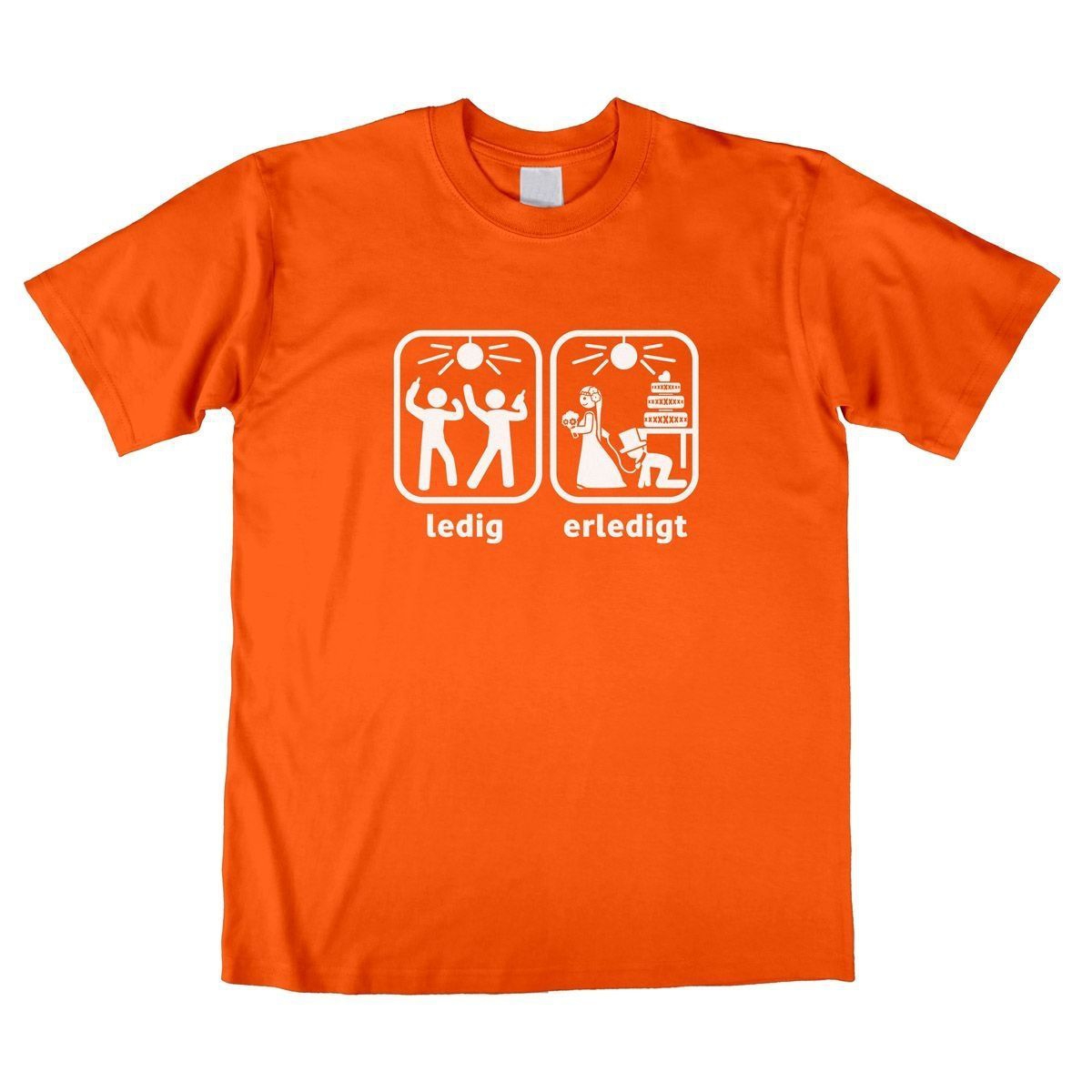 Erledigt Unisex T-Shirt orange Medium