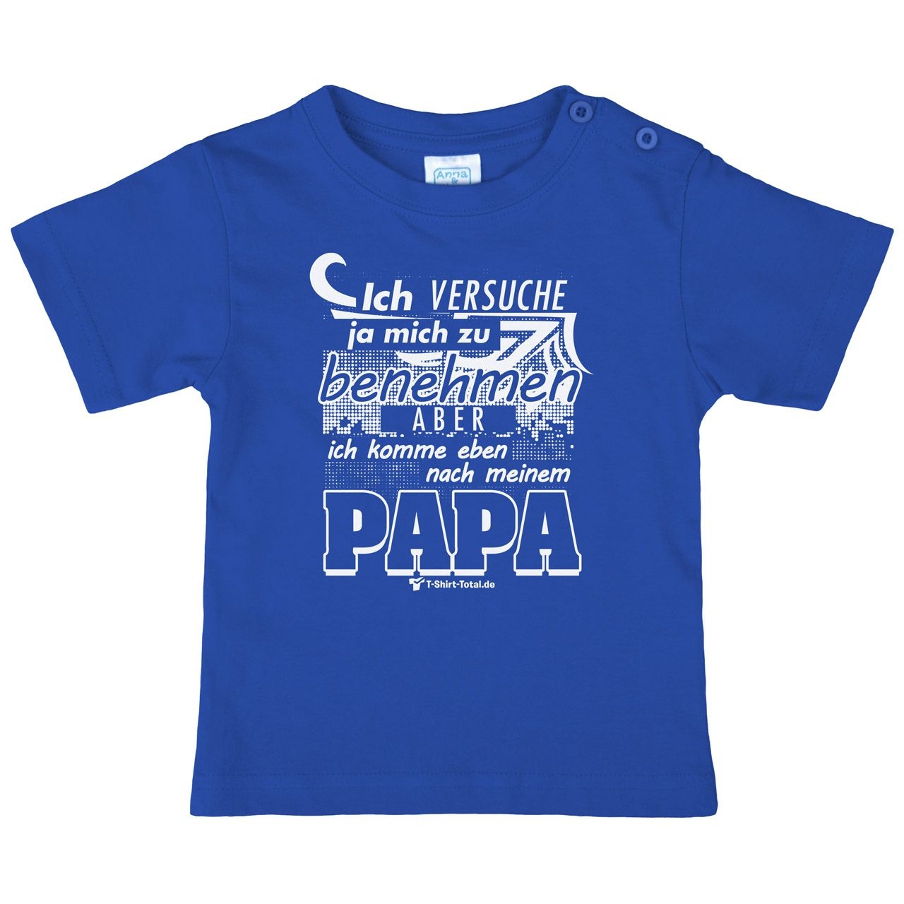 Komme nach Papa Kinder T-Shirt royal 92