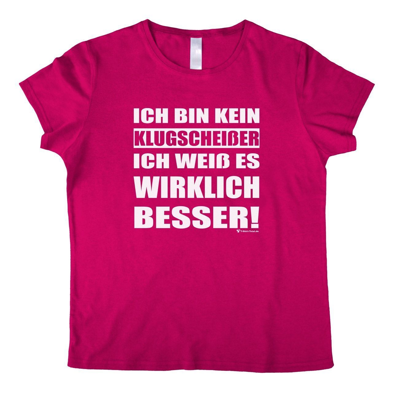 Klugscheißer Woman T-Shirt pink Extra Large
