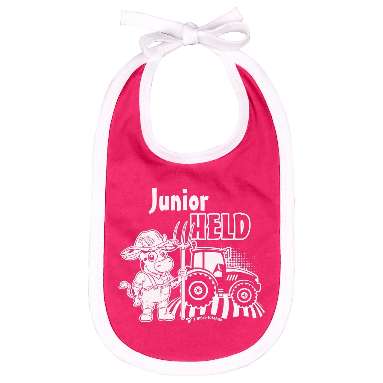 Junior Held Trecker Lätzchen pink / weiß