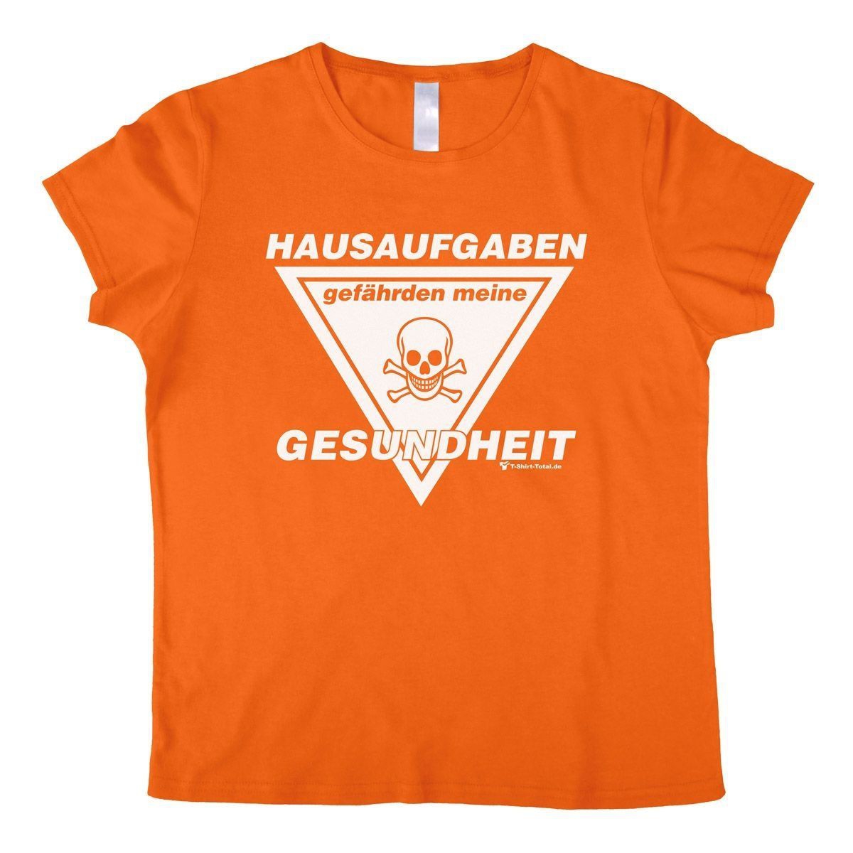 Hausaufgaben Woman T-Shirt orange Small