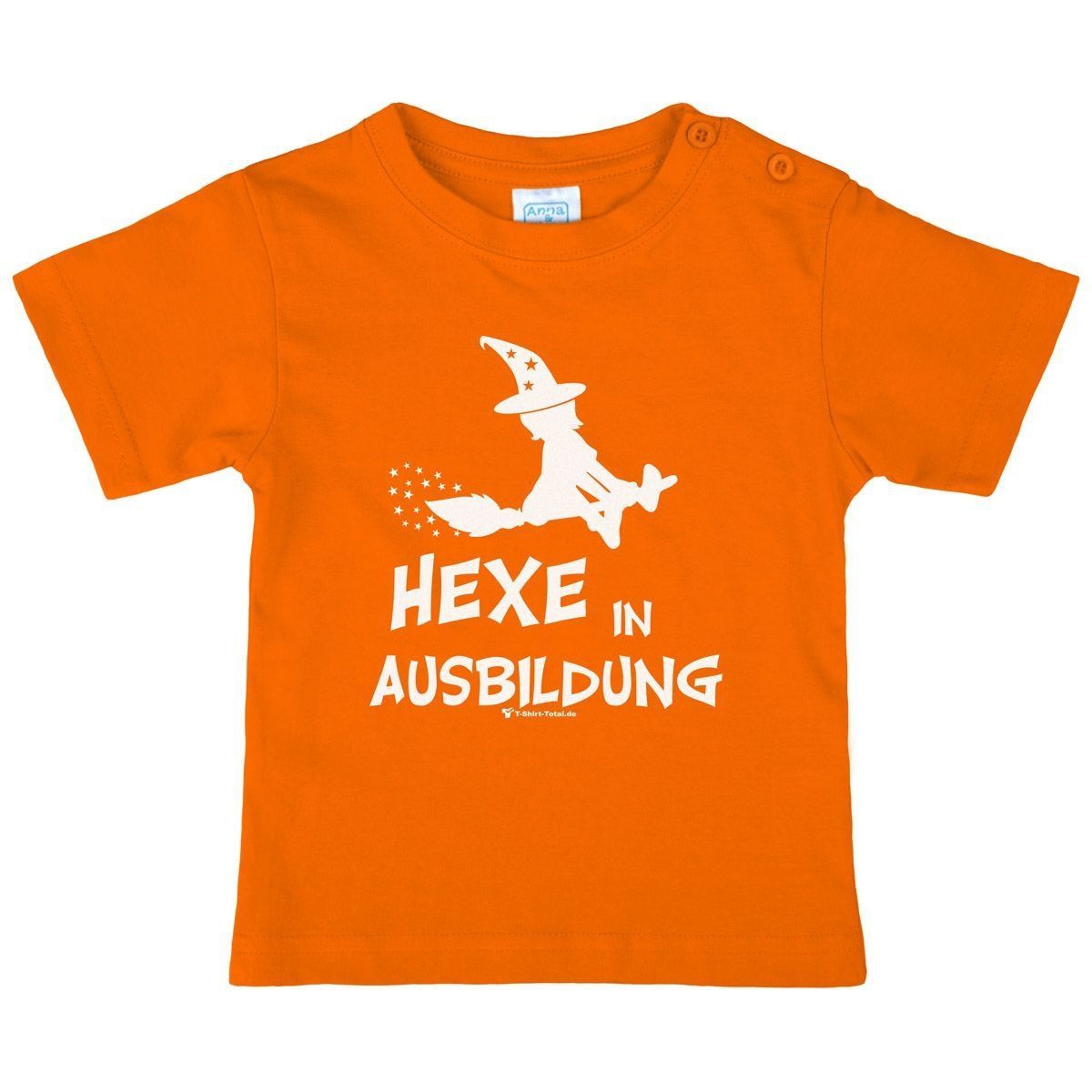 Hexe in Ausbildung Kinder T-Shirt orange 110 / 116