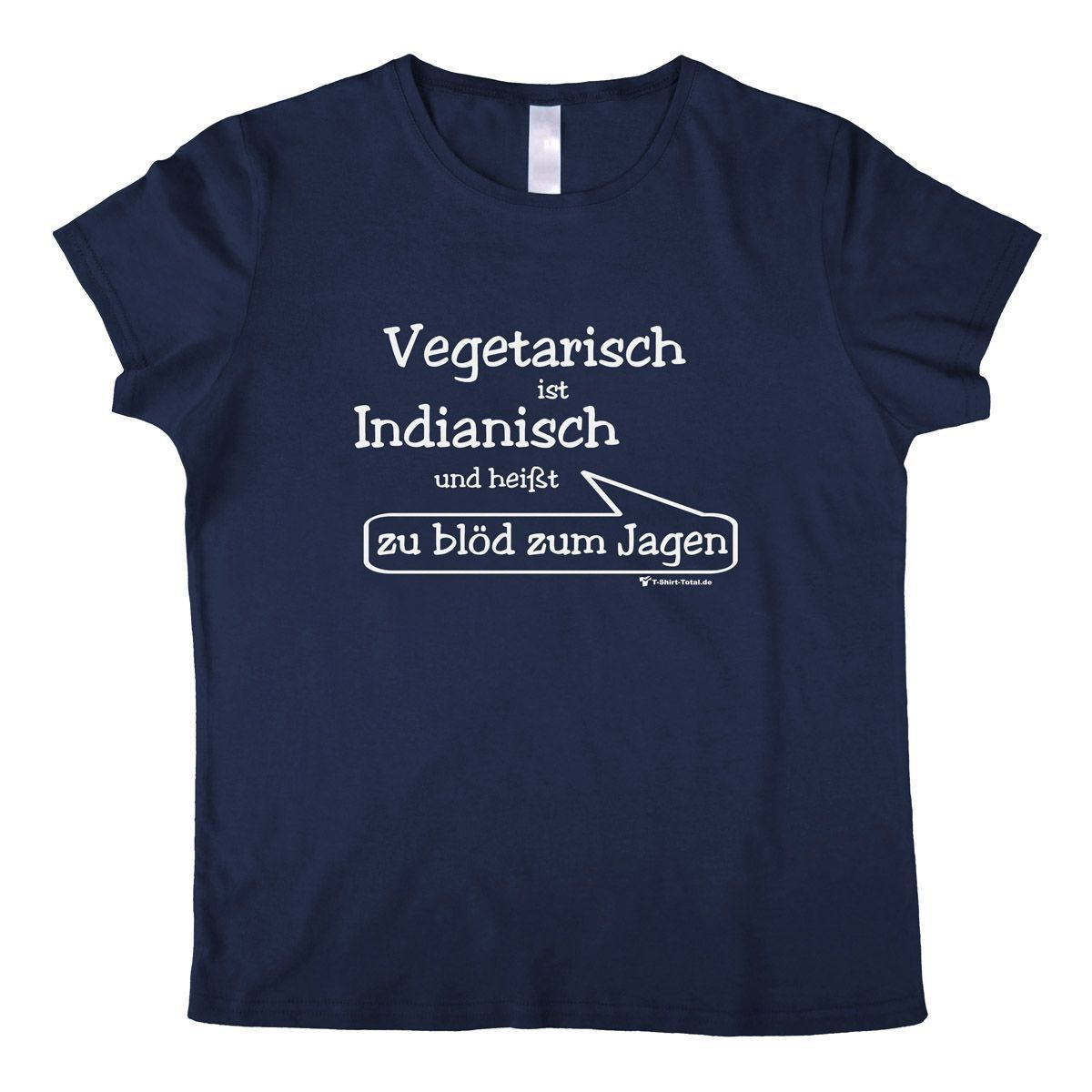 Vegetarisch Woman T-Shirt navy Extra Large