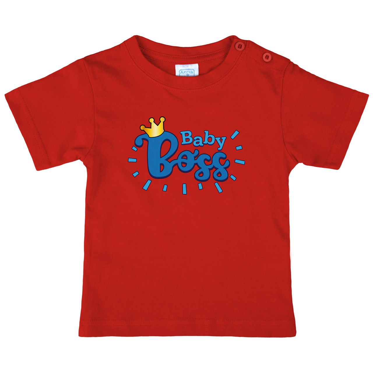 Baby Boss Blau Kinder T-Shirt rot 56 / 62