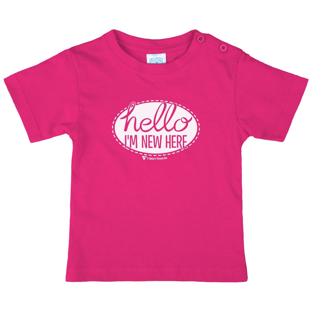 Im new here Kinder T-Shirt pink 80 / 86