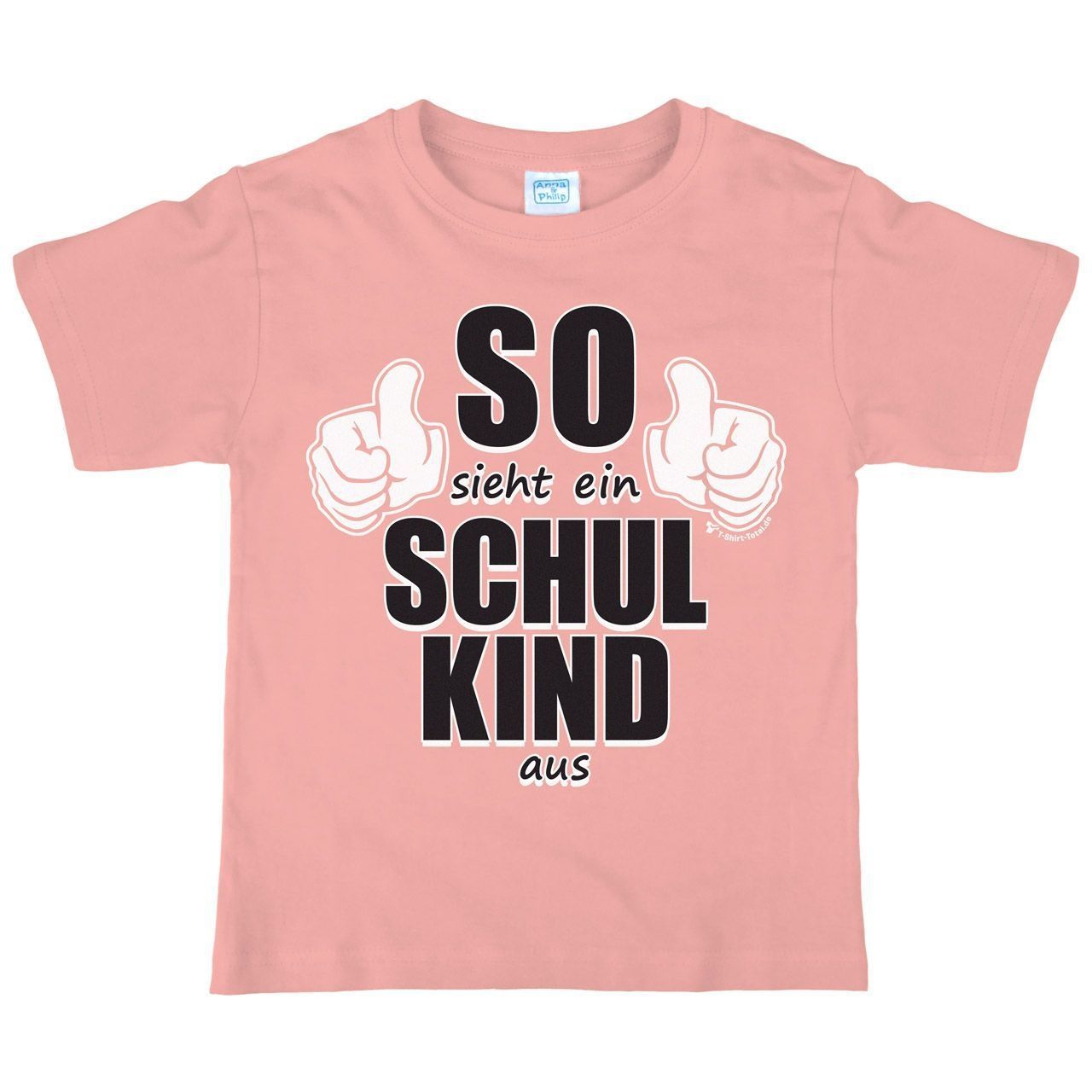 So sieht ein Schulkind aus Kinder T-Shirt rosa 122 / 128