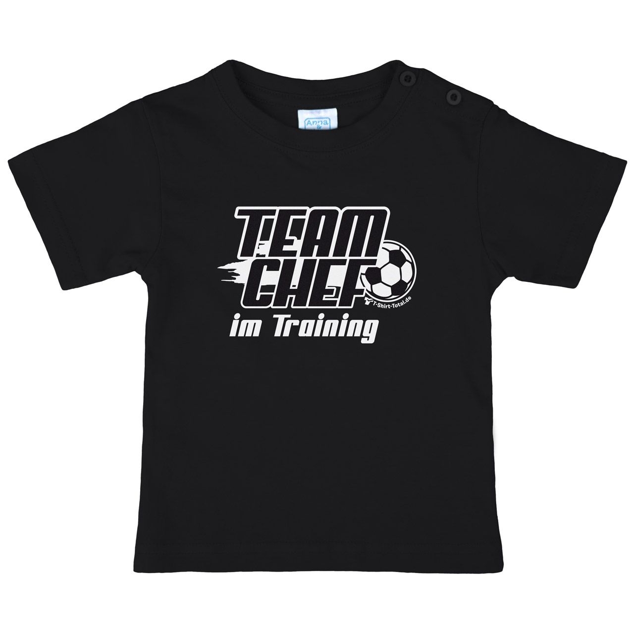 Teamchef im Training Kinder T-Shirt schwarz 56 / 62