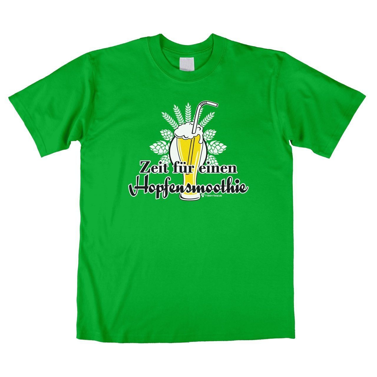 Hopfensmoothie Unisex T-Shirt grün Large